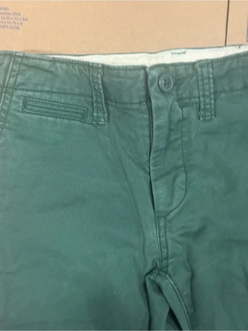 Gap Straight Leg Green Casual Pants Size 7